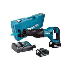 Sierra Reciproca Inalámbrica 18V + 2 Baterías + Cargador DJR186RFE Makita