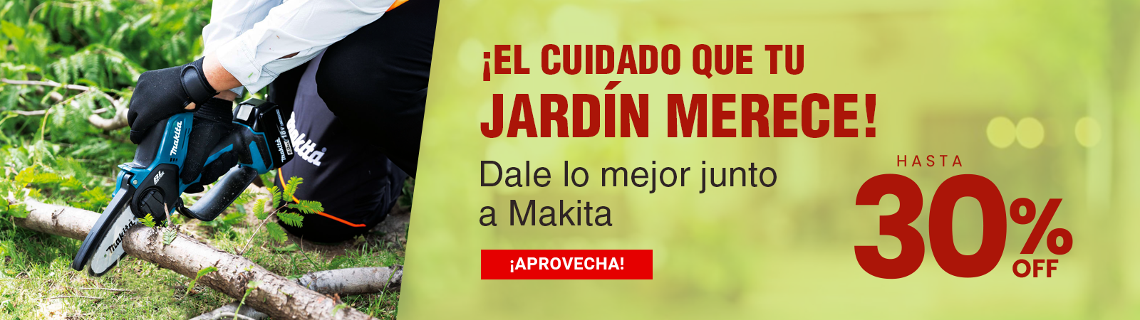 El cuidado que tu Jardín merece Hasta un 30% OFF